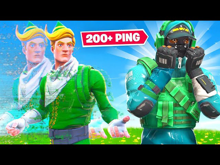 fortnite with 10000 ping