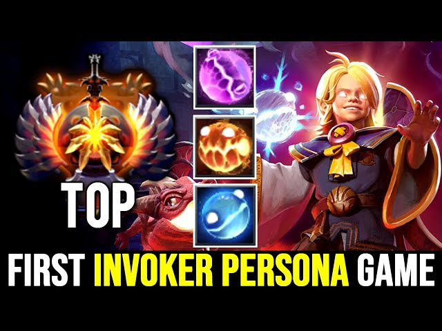 first kid invoker persona game gunnar top immortal rank 7 22 dota 2 snipfeed snipfeed